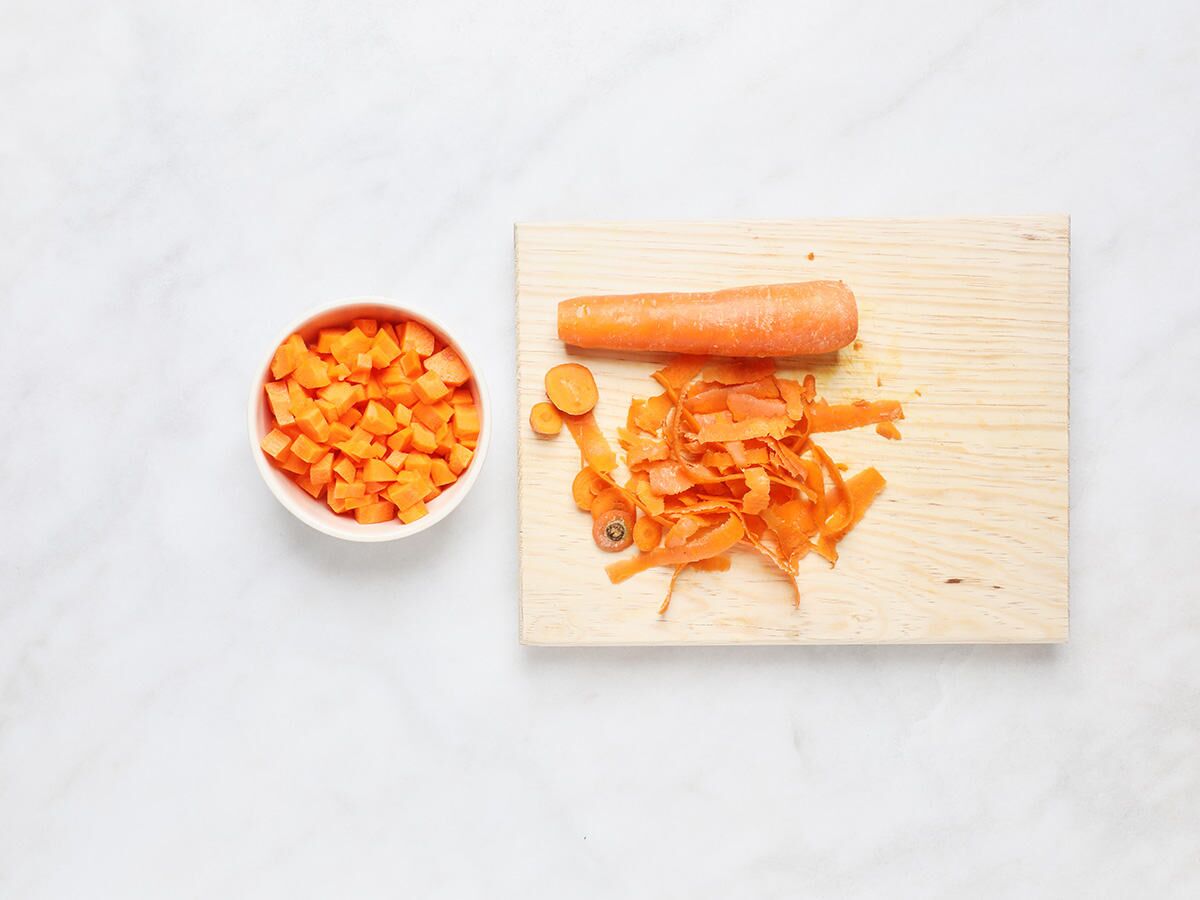 Zanahorias en cubitos - Zanahorias