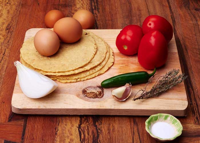 Ingredientes para Hacer Huevos Rancheros