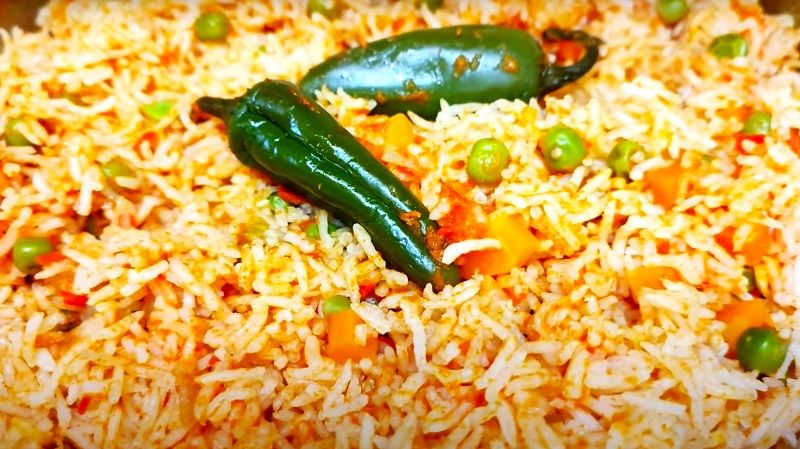 Receta de Arroz rojo Estilo Mexicano