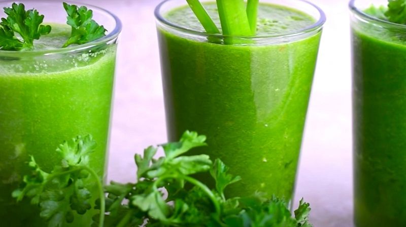 Receta de jugos verdes para bajar de peso