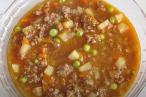 Receta de Picadillo de carne molida mexicana