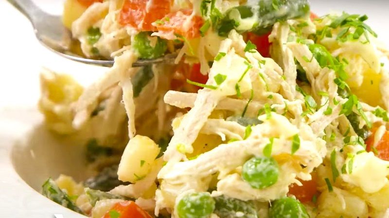 Receta de Salpicón de pollo estilo Peruano